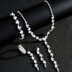 VALERINE | HIGH-END SPARKLE FLOWER JEWELRY SET