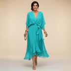 Riviera | Elegant V-Neck Maxi Dress