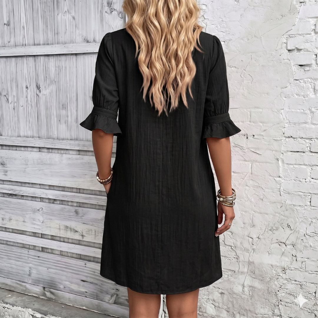 Cameron | Elegant Ruffle Dress