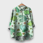 Deliane – Watercolor Blouse in Floral Lightness
