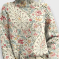 Lorine – Vintage paisley knit sweater