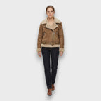 Aurora – Shearling Aviator Jacket