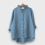 Jagina – Loose Blouse with Ruffle Edge
