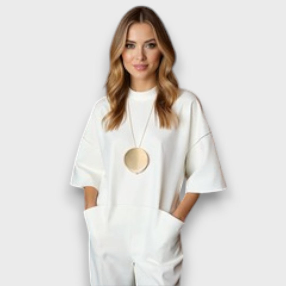 Lunessa – Minimalist Wide-Leg Jumpsuit