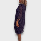 Marleia – Polka-Dot Layered Elegance Dress