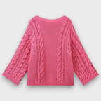 Knita – Chunky Knit Sweater with Cable Pattern