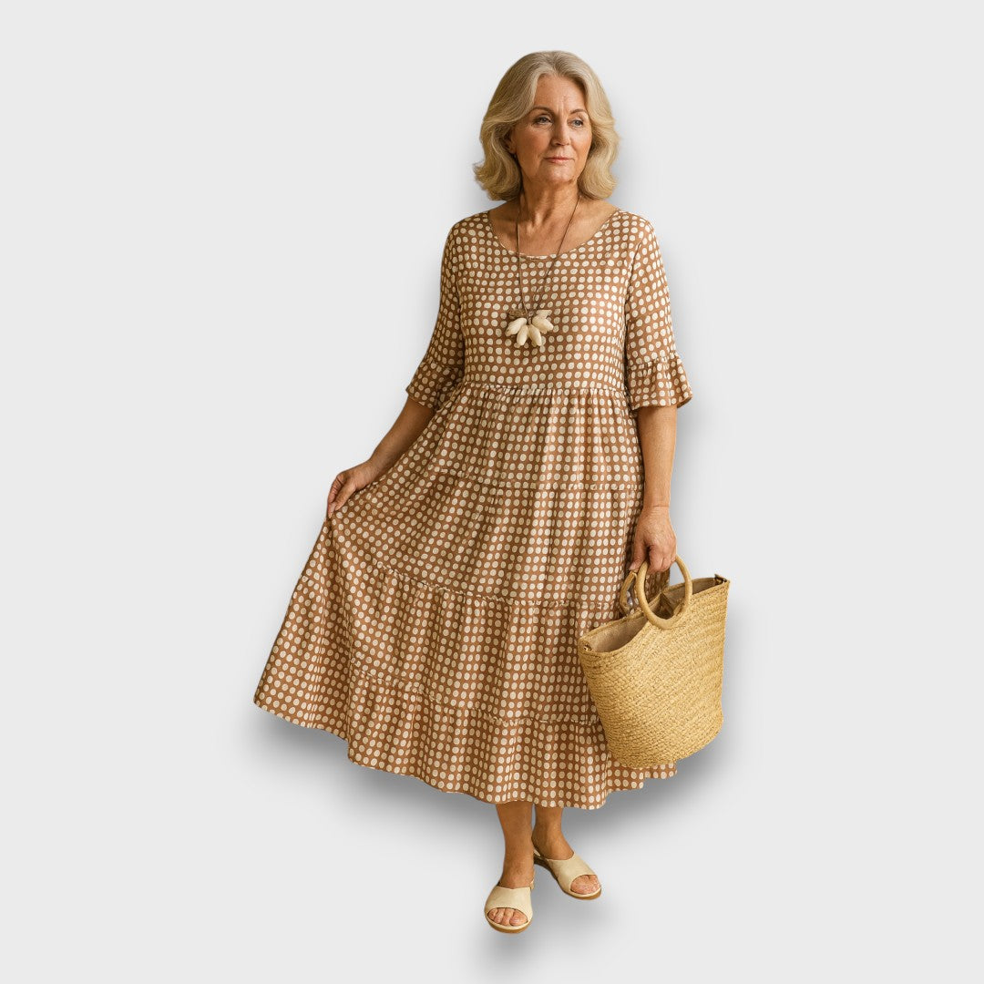 Vora – Polka Dot Midi Dress