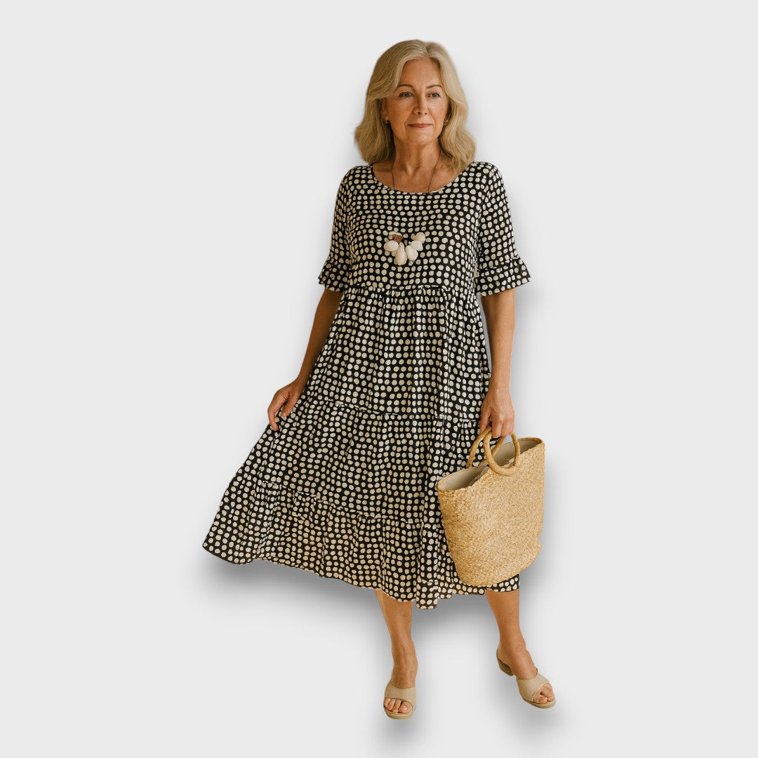 Vora – Polka Dot Midi Dress