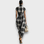 Marcia – Maxi dress with checked design