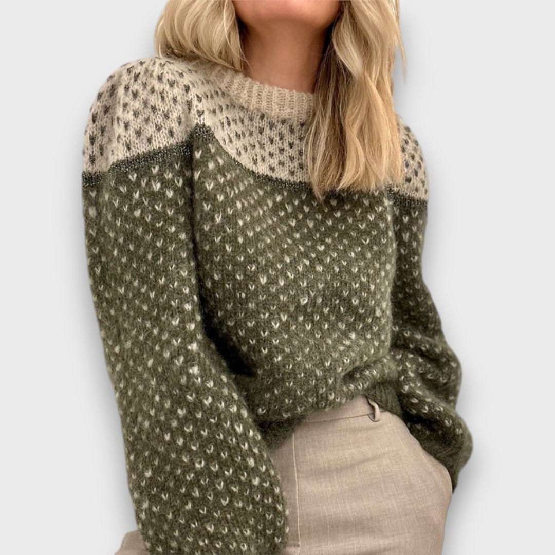 Merellea – Jacquard Knit Sweater