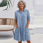 Jill | Mini Summer Denim-Look Dress