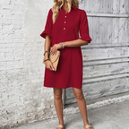 Cameron | Elegant Ruffle Dress
