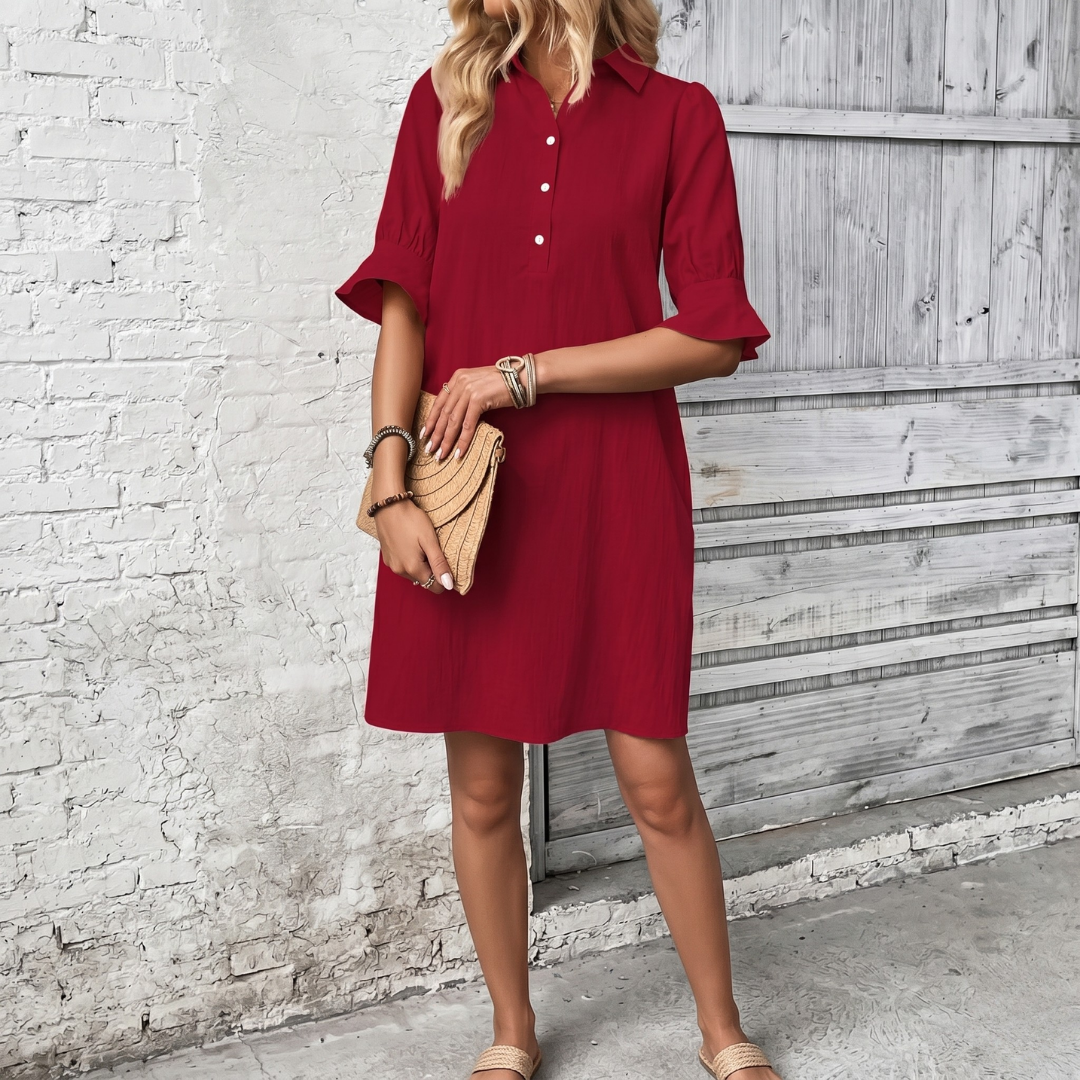 Cameron | Elegant Ruffle Dress