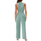Shirley™ – Ribbed Knit Sleeveless Lounge Set