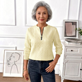 Eliza- Pullover Zipper Sweatshirt