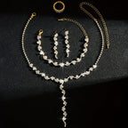 VALERINE | HIGH-END SPARKLE FLOWER JEWELRY SET