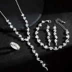 VALERINE | HIGH-END SPARKLE FLOWER JEWELRY SET