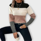 Irelie – Striped Pattern Pullover