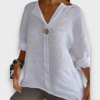 Larevienne – Lightweight oversized blouse with statement collar