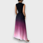 Yzary – Ombre Pleated Evening Dress