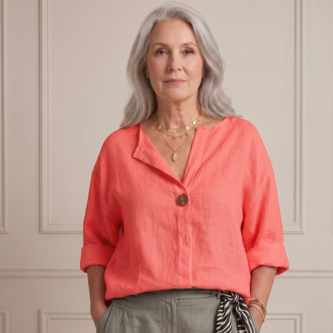 Zamma | Relaxed V-Neck Top