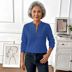 Eliza- Pullover Zipper Sweatshirt