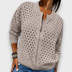 Elana – Textured Knit Cardigan