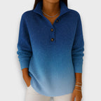 Gavira – Sparkling Gradient Cardigan with Collar