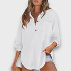 Mareia – Casual button-up tunic top