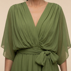 Riviera | Elegant V-Neck Maxi Dress