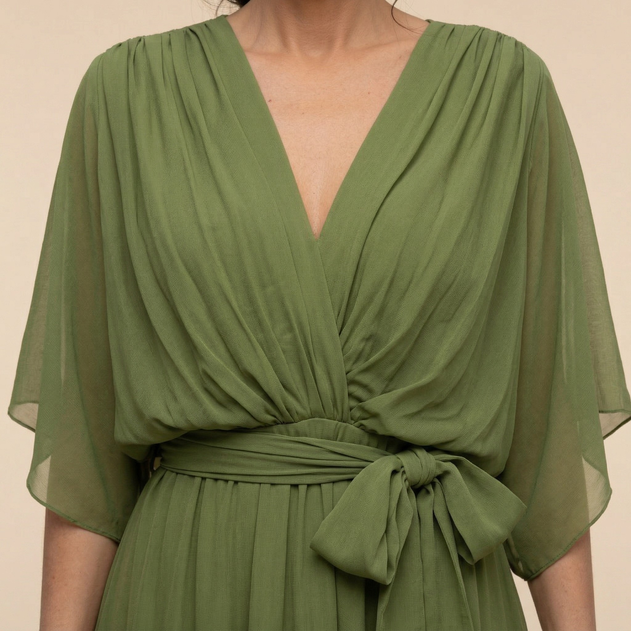 Riviera | Elegant V-Neck Maxi Dress