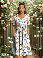 HARPER | ELEGANT DRESS WITH TUMMY COVERAGE