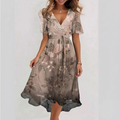 Nancy™ – Vibrant Boho Midi Dress