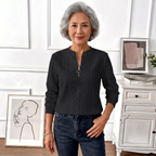 Eliza- Pullover Zipper Sweatshirt