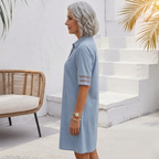 Jill | Mini Summer Denim-Look Dress