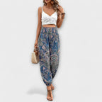 Scarletta – Wide Trousers with Ethno Pattern