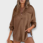 Mareia – Casual button-up tunic top