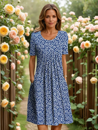 HARPER | ELEGANT DRESS WITH TUMMY COVERAGE