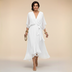 Riviera | Elegant V-Neck Maxi Dress