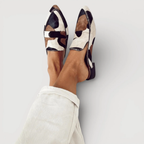 BELMONTE MOCCASIN WITH ABSTRACT PATTERN
