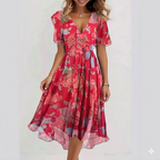 Nancy™ – Vibrant Boho Midi Dress