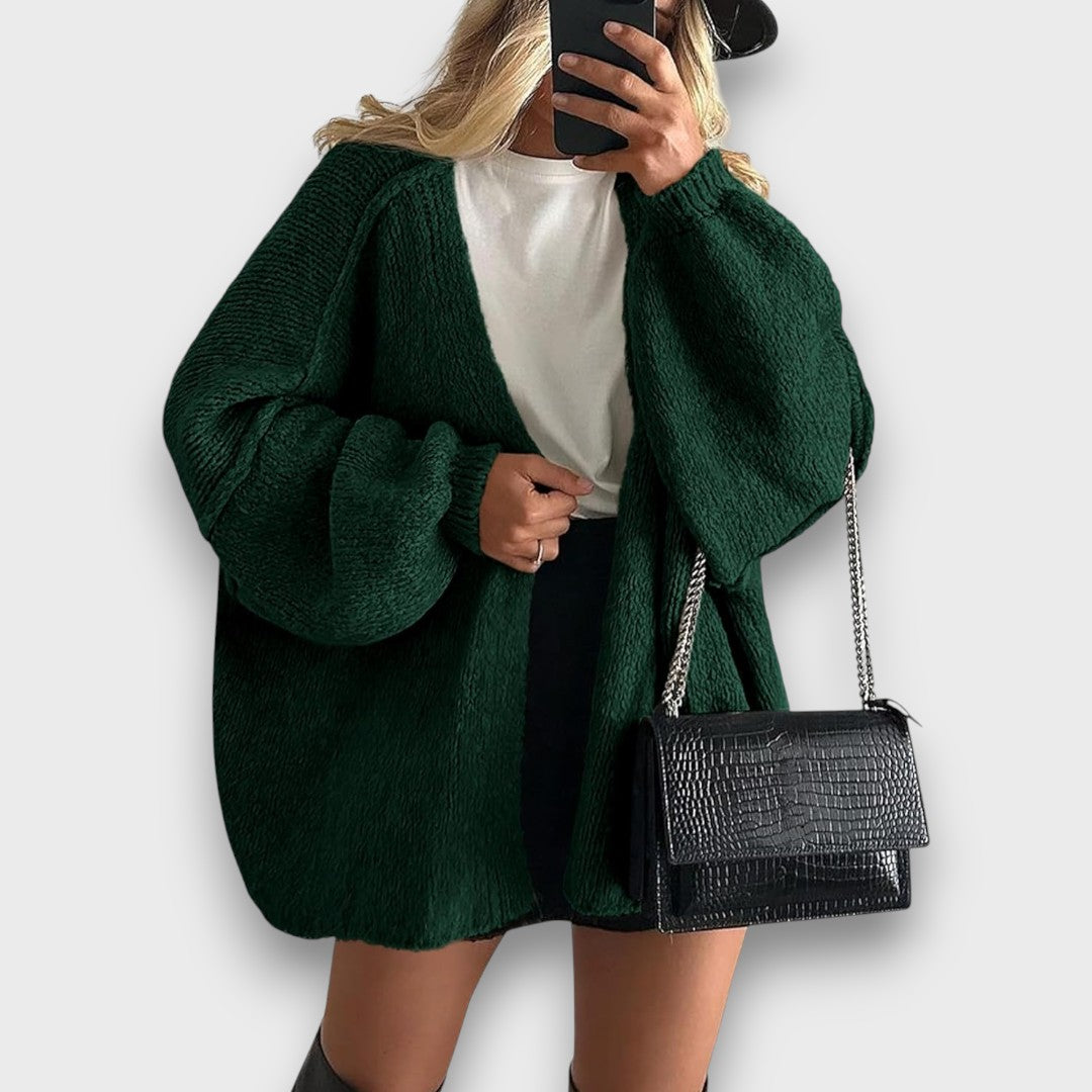 Evonna – Oversized Open Cardigan