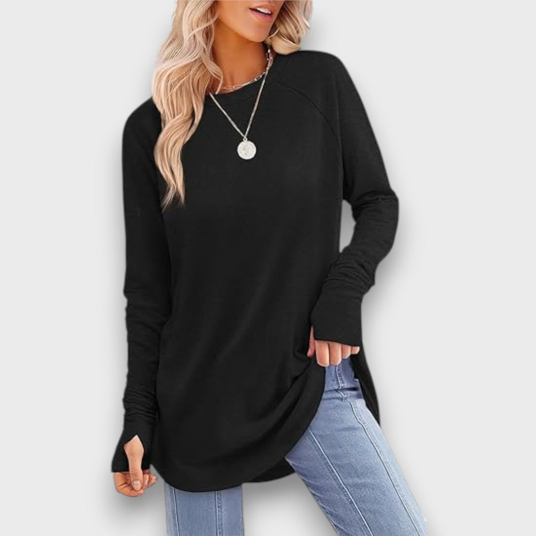 Riona – Long sleeve tunic top