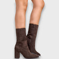 Lorviera – Classic brown heeled boots