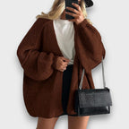 Evonna – Oversized Open Cardigan