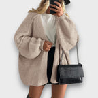Evonna – Oversized Open Cardigan