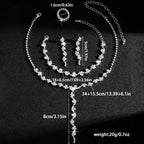 VALERINE | HIGH-END SPARKLE FLOWER JEWELRY SET