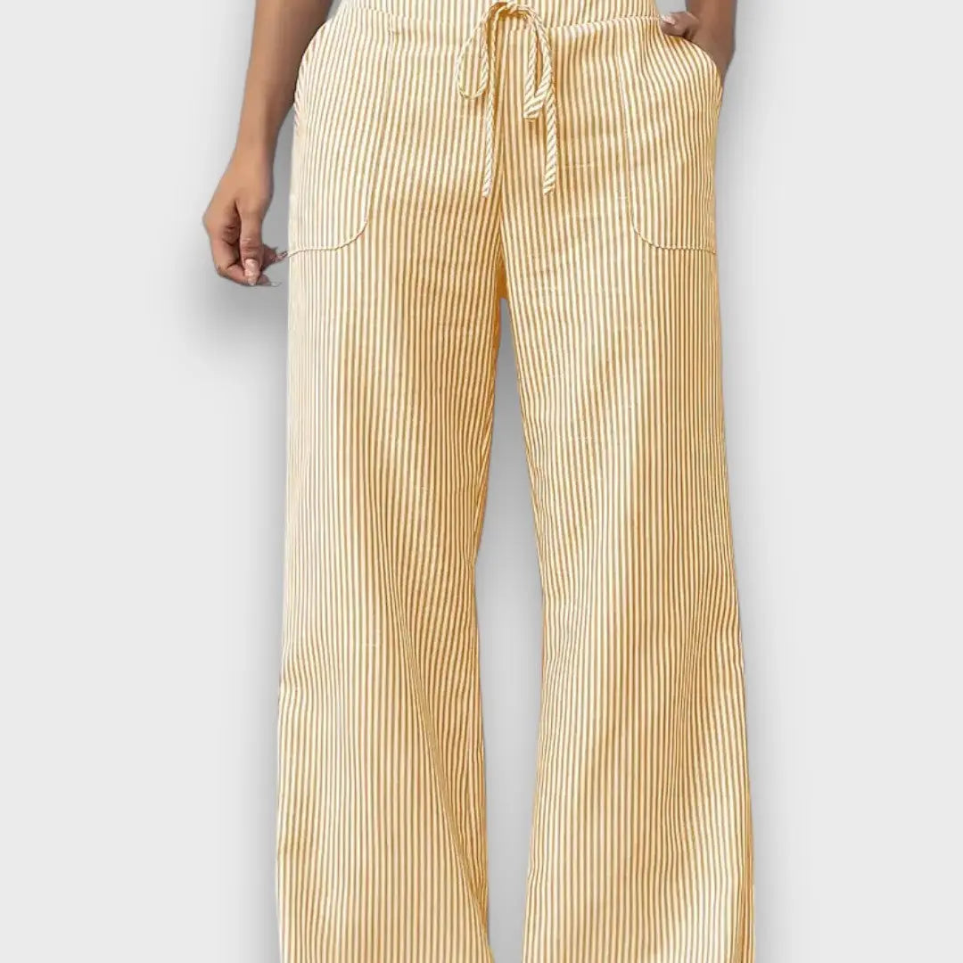 Karina – Trousers with Fine Stripes