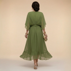 Riviera | Elegant V-Neck Maxi Dress