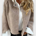 Celeste – Elegant Short Cardigan with Soft Texture